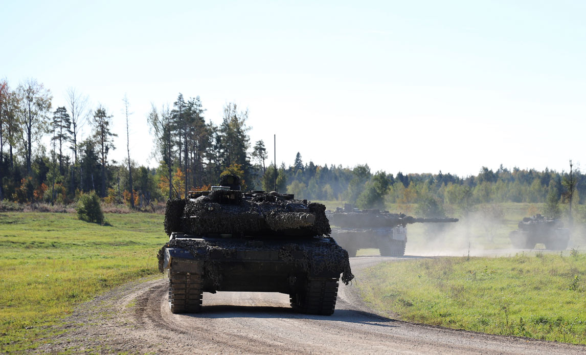 Kampvogn i Letland